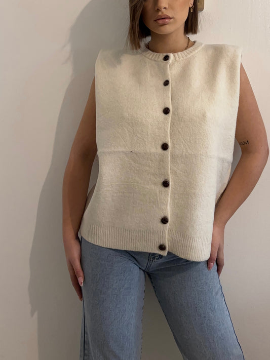 Cardigan Blanche